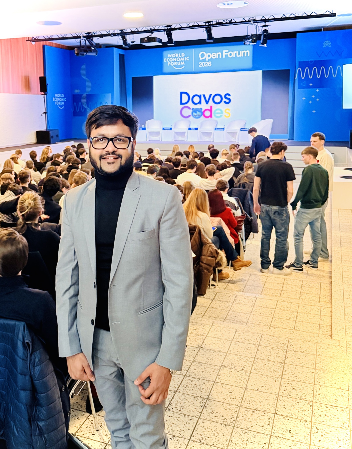 Anupam Gupta at the World Economic Forum Open Forum in Davos in 2026